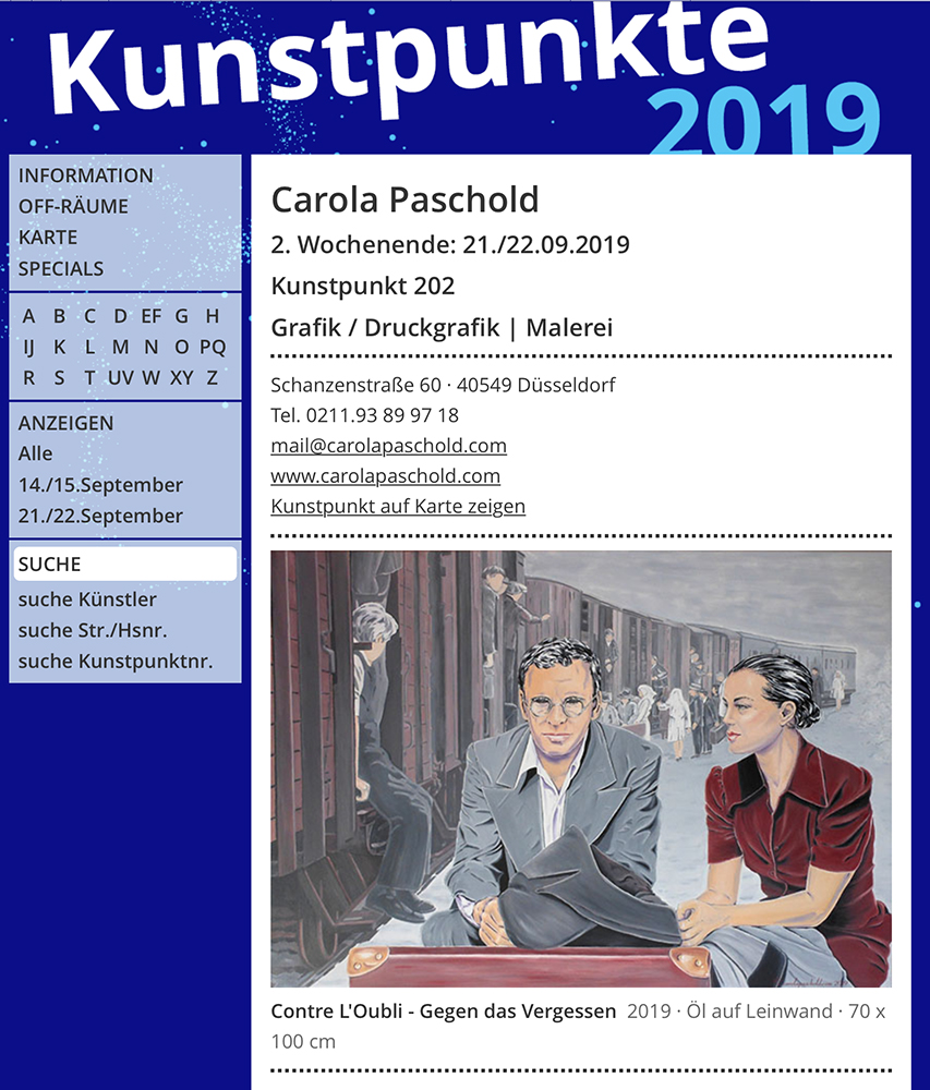 News 2019 – Carola Paschold – Kunstpunkt 202